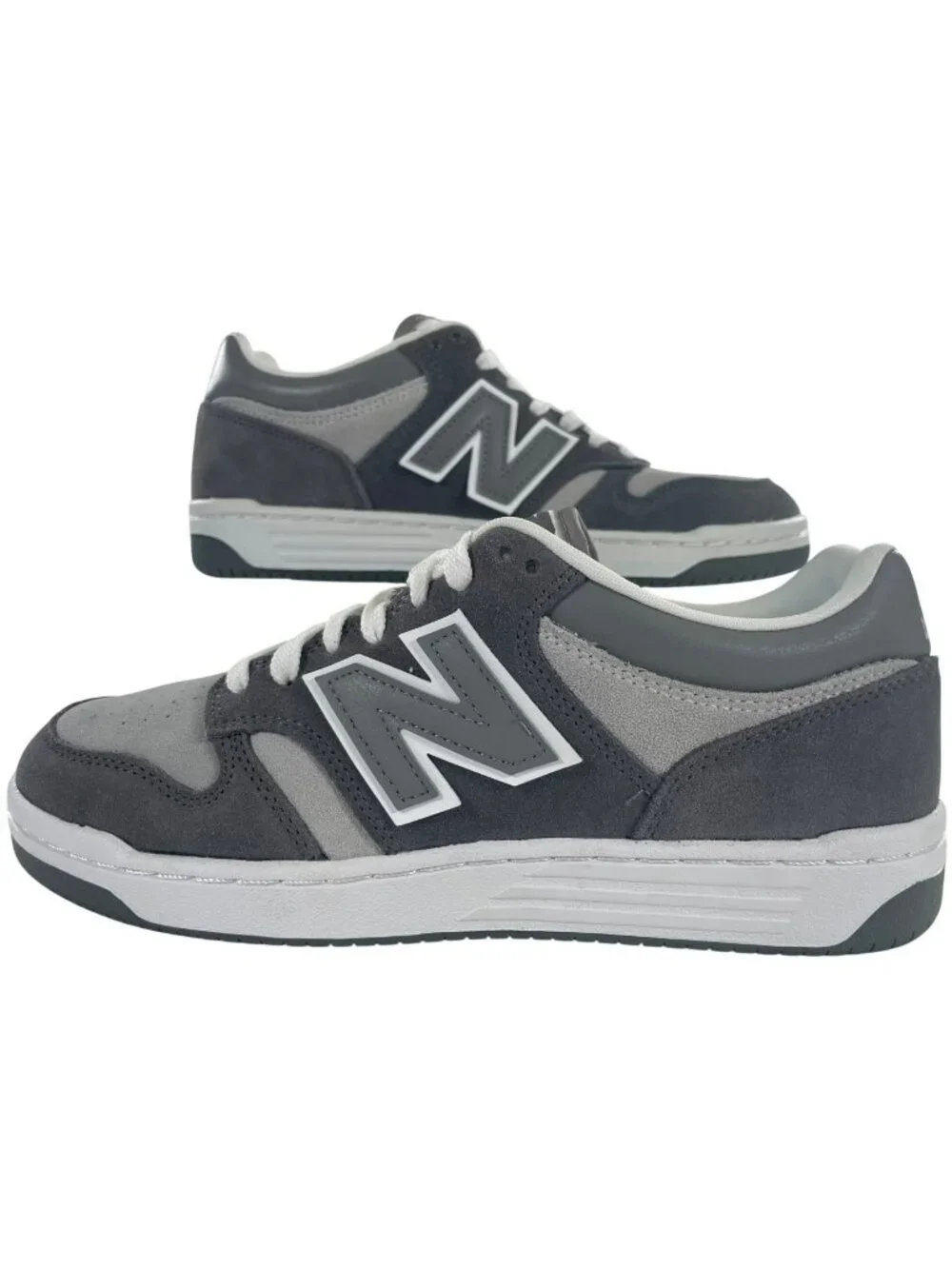 New Balance 480 Court Shoes Grey Suede Leather Casual Men's Sz 6/Wmn's 7.5 NEW